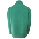 Emilio Romanelli Green Cashmere Women Sweater